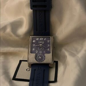 Joshua & Sons Oversized Traveler Automatic Quartz Watch Dual Time